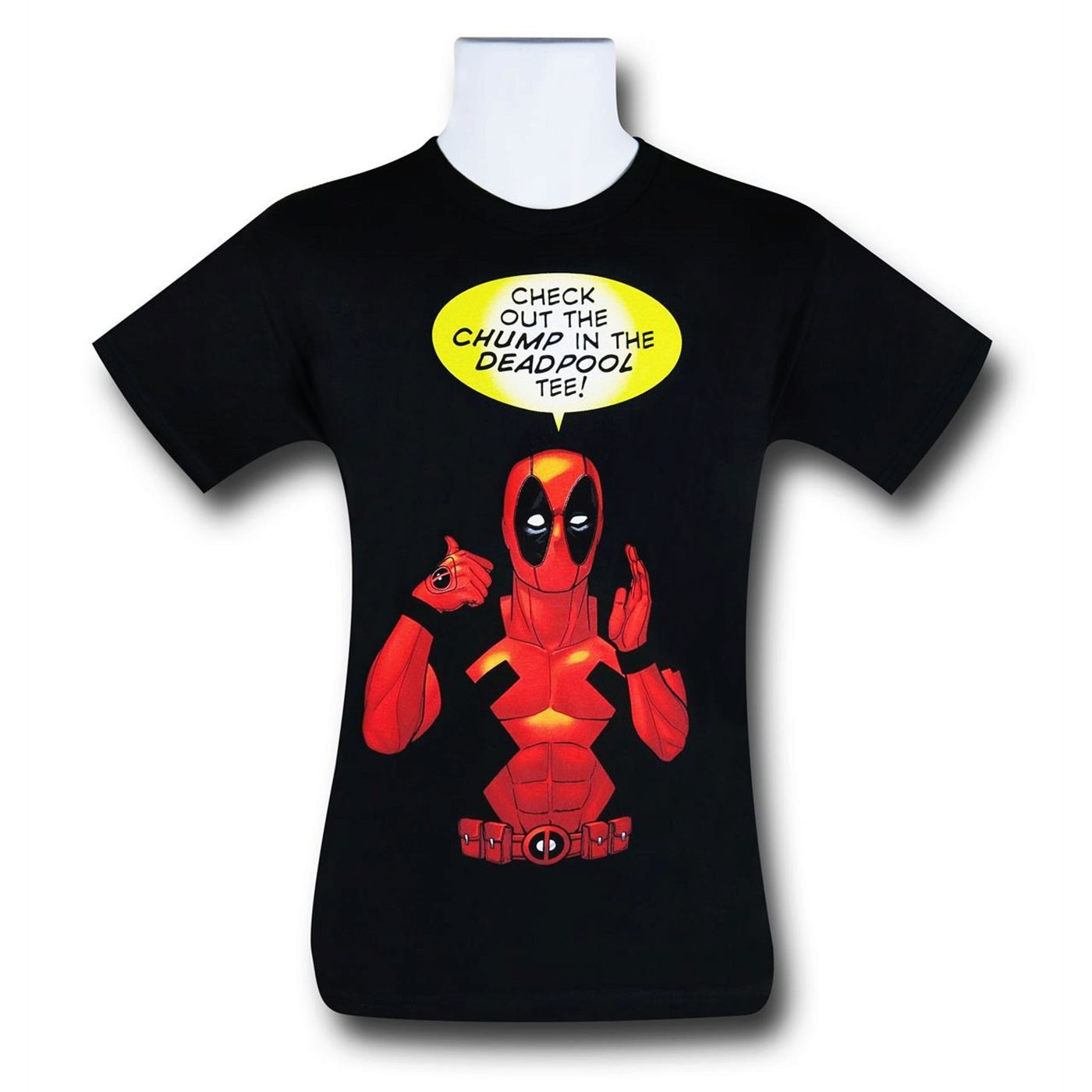 Deadpool Chump in Deadpool Tee Men's T-Shirt, Black