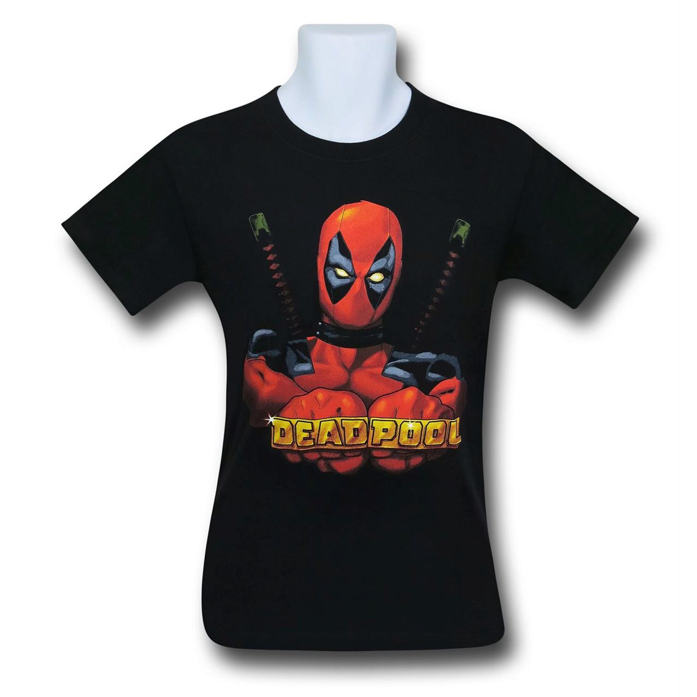 Deadpool Bling Knuckles T-Shirt, Black