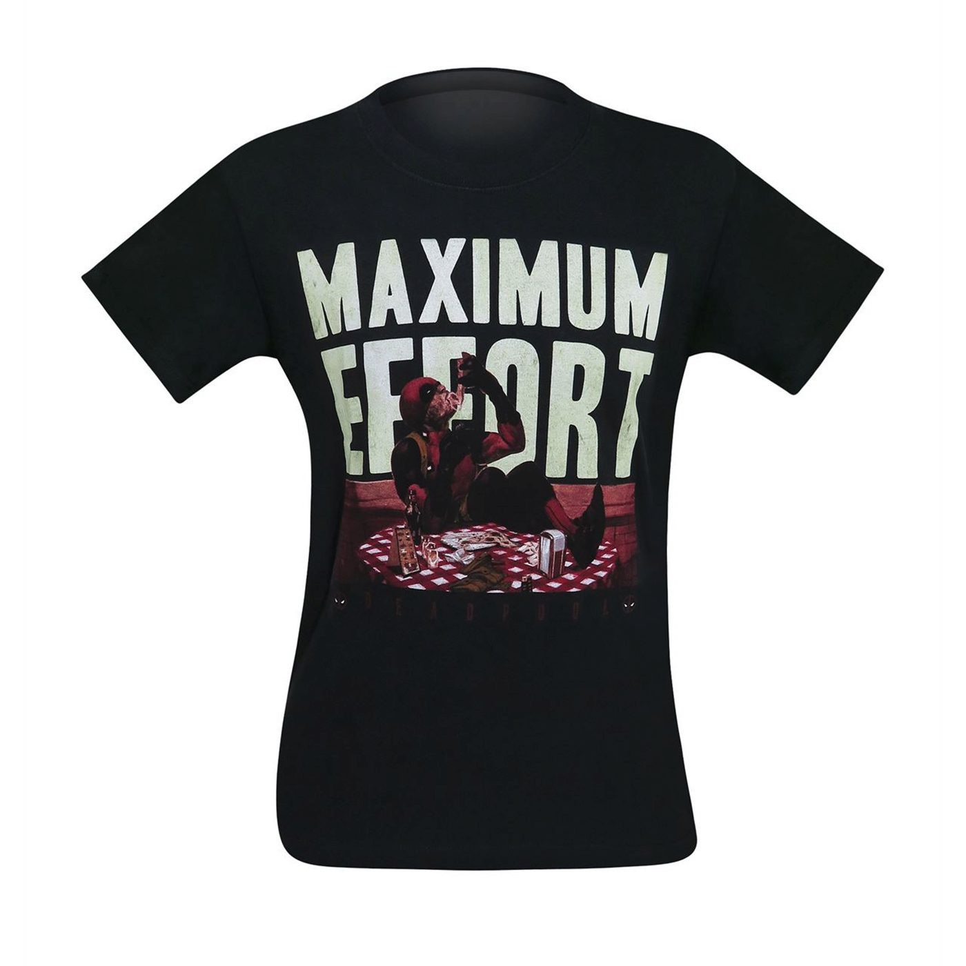 Deadpool Maximum Effort Men's T-Shirt, Black