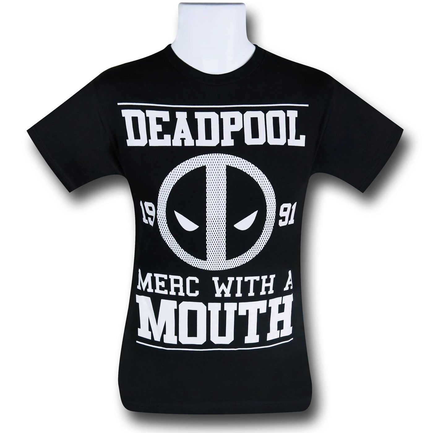 Deadpool Merc 91 T-Shirt, Black