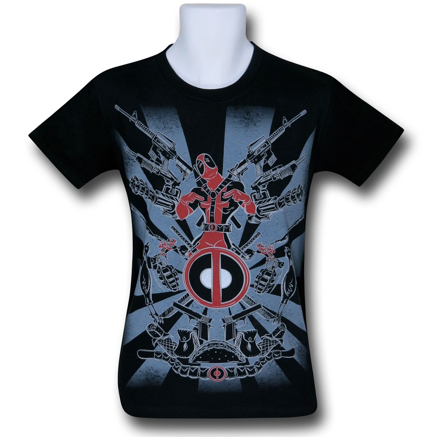 Deadpool Mercennarium Ore 30 Single T-Shirt, Black