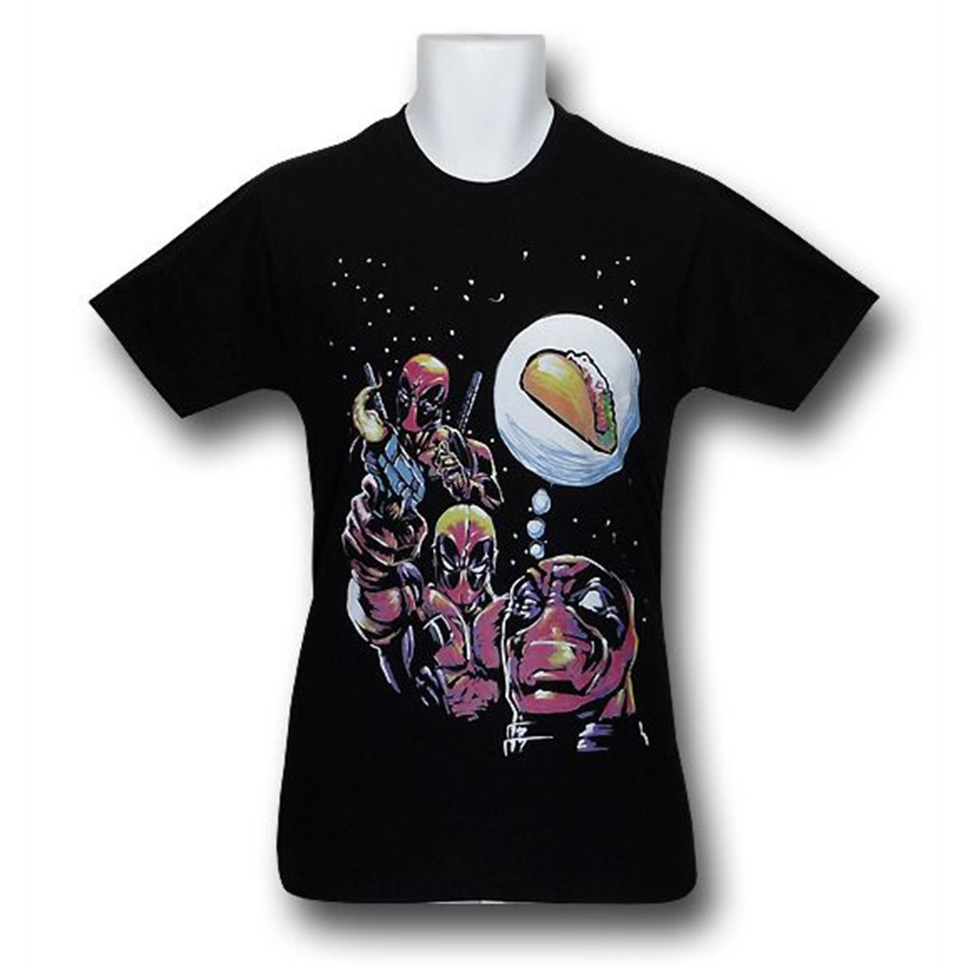 Deadpool Taco Dreams 30 Single T-Shirt, Black