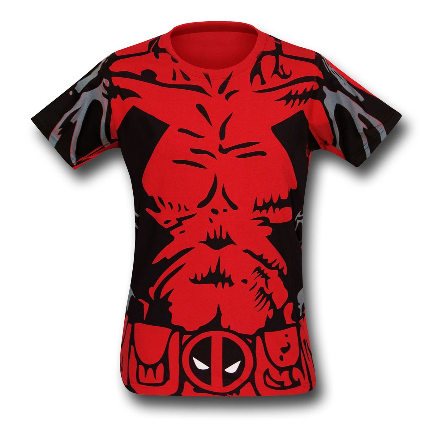 Deadpool Sublimated Costume T Shirt 