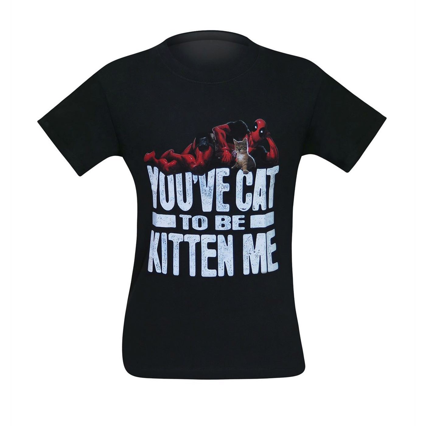 Deadpool You've Cat To Be Men's T-Shirt, Black
