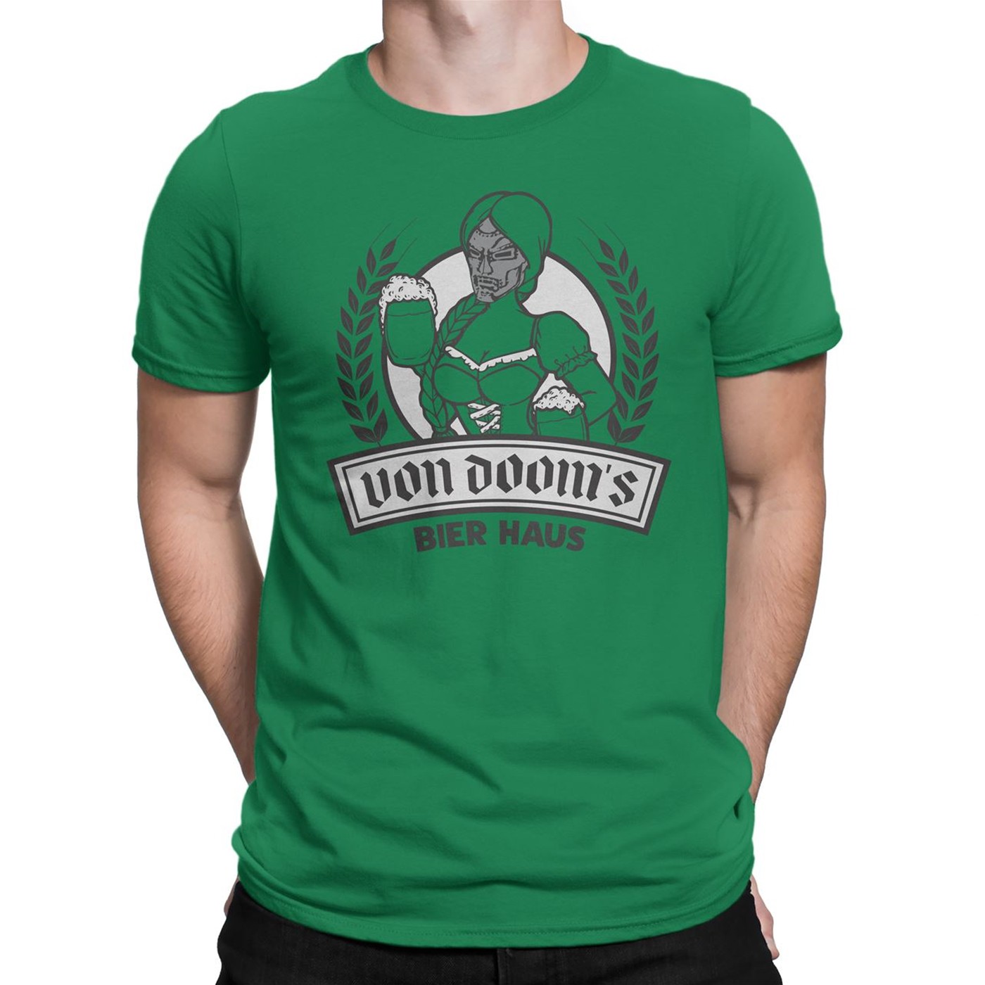 Von Doom’s Bier Haus Men's T-Shirt, Green