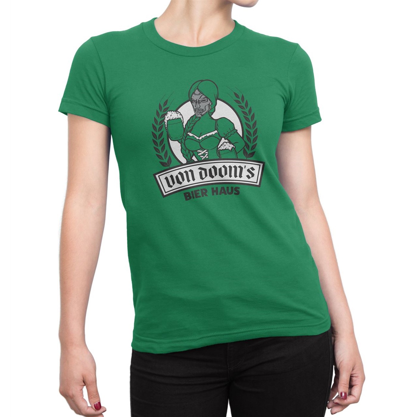Von Doom’s Bier Haus Women's T-Shirt, Green