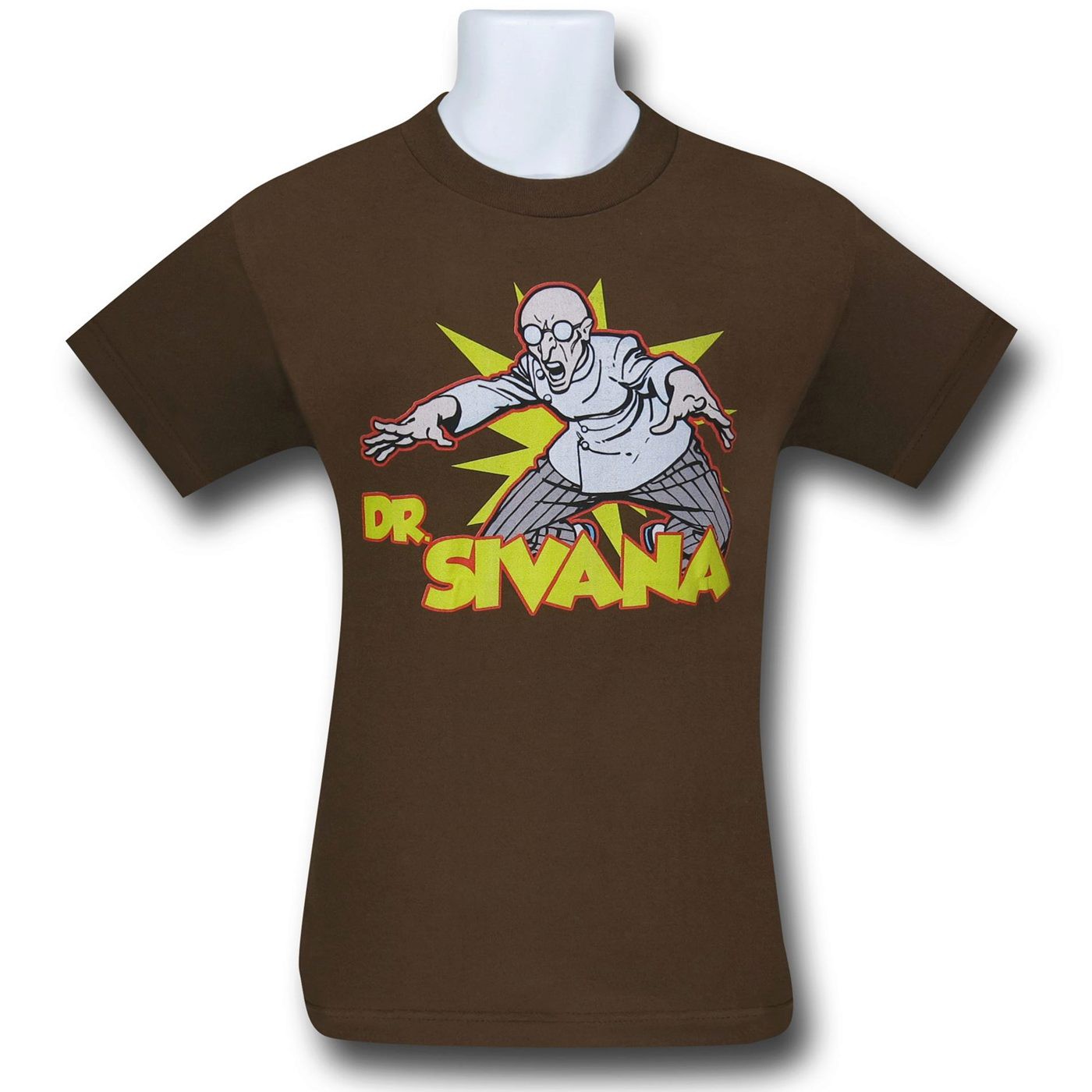 Dr. Sivana Retro T-Shirt, Brown