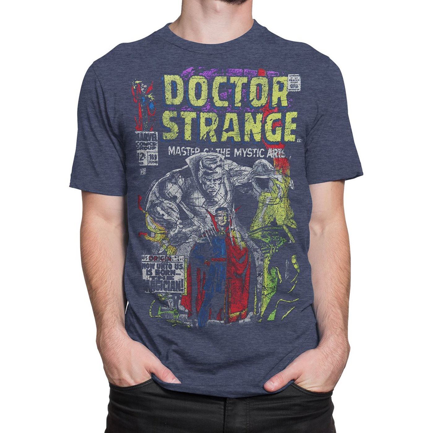 Dr. Strange #169 Cover Men's T-Shirt, Blue
