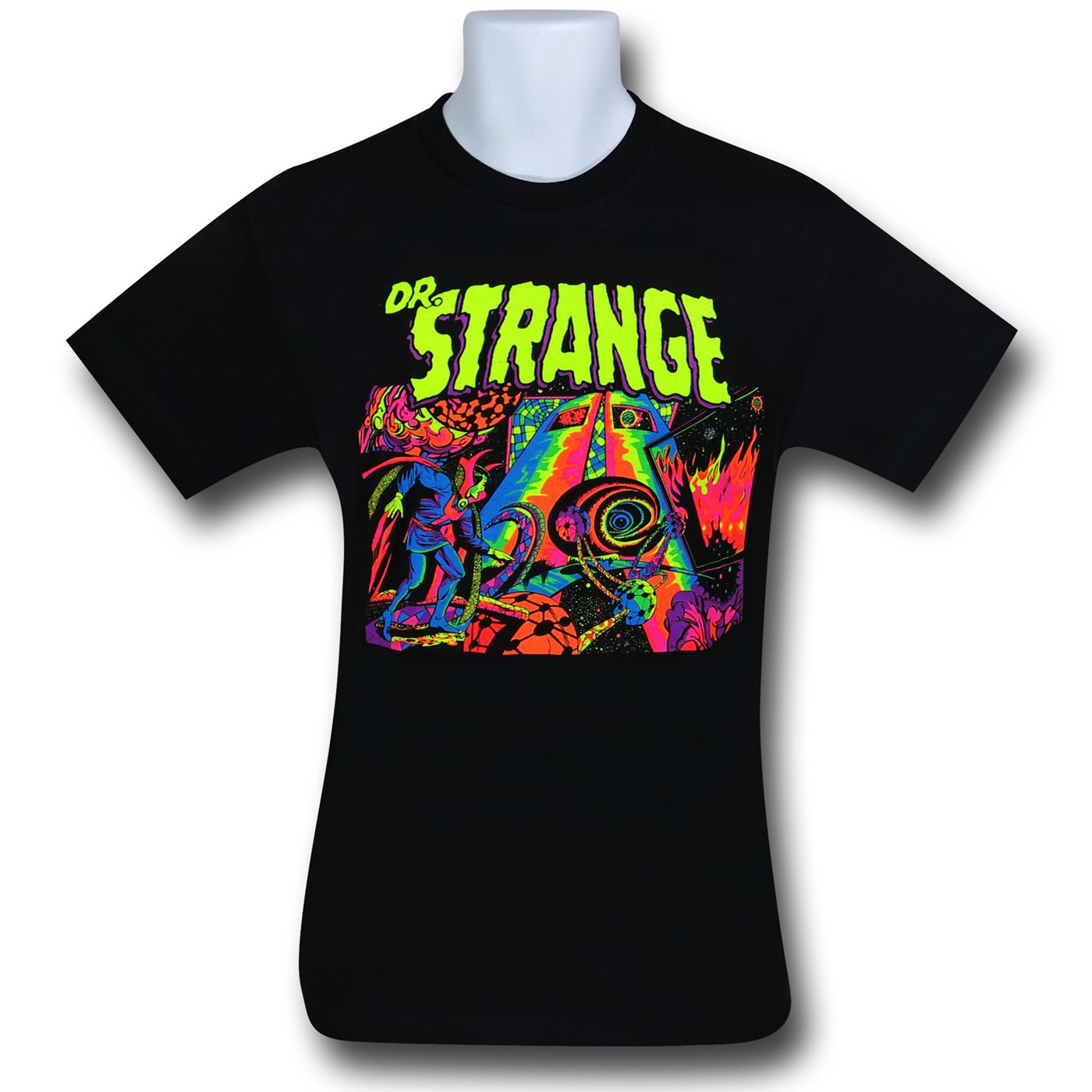 Dr. Strange Blacklight 30 Single T-Shirt, Black