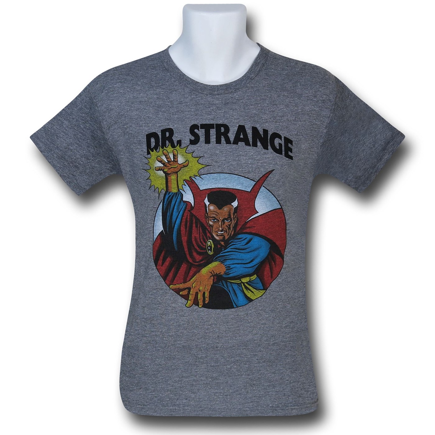 Dr. Strange Heather Tri-Blend T-Shirt, Grey