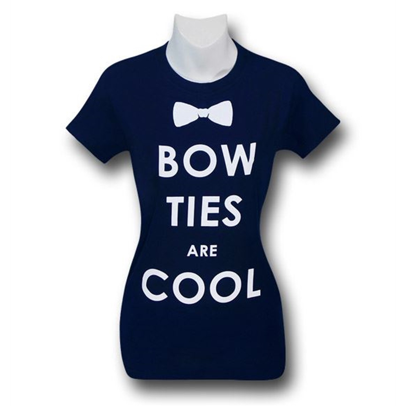 Doctor Who Bow Ties Are Cool Women's T-Shirt, Blue