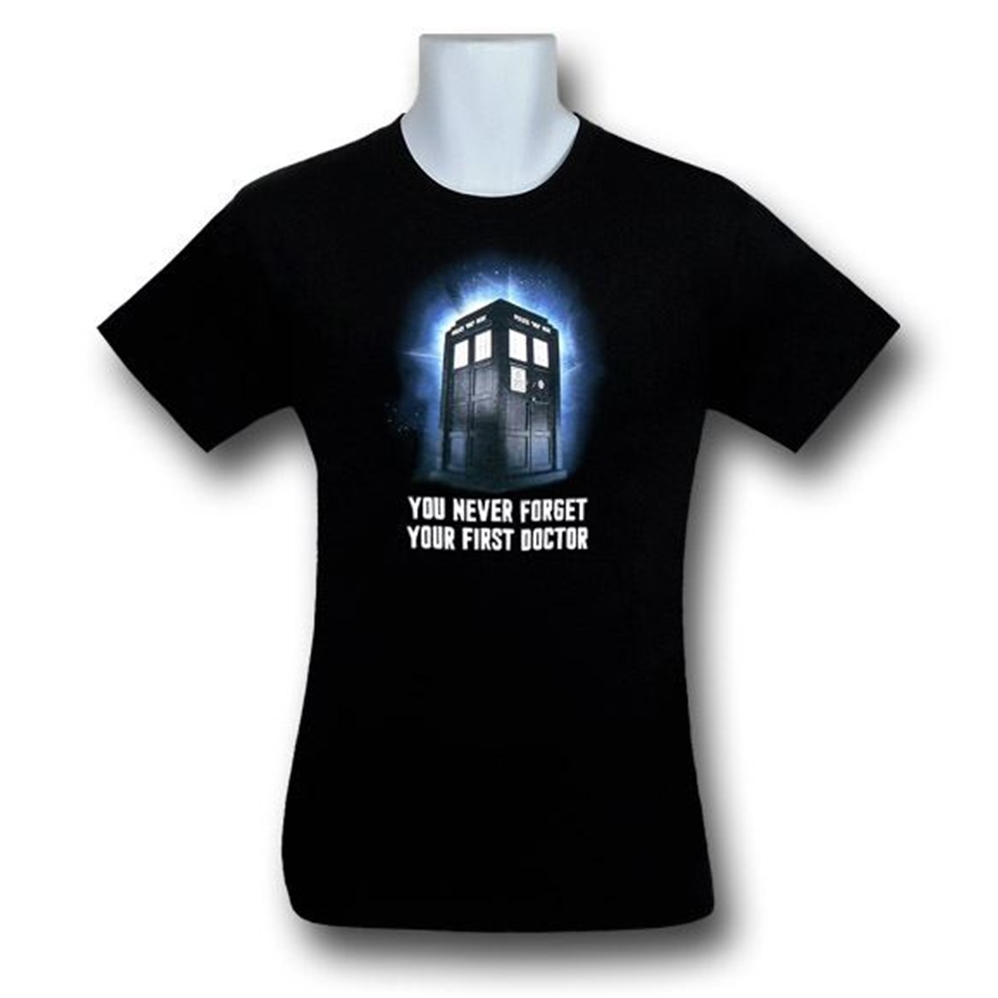 Doctor Who Your First Doctor T-Shirt, Black
