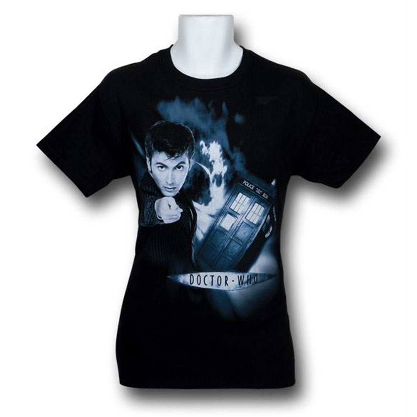 Dr. Who Space Vortex T-Shirt, Black