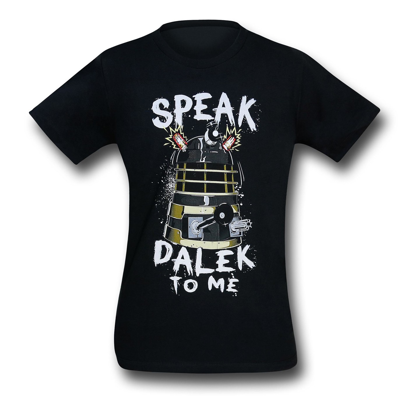 Doctor Who Speak Dalek To Me 30 Single T-Shirt, Black