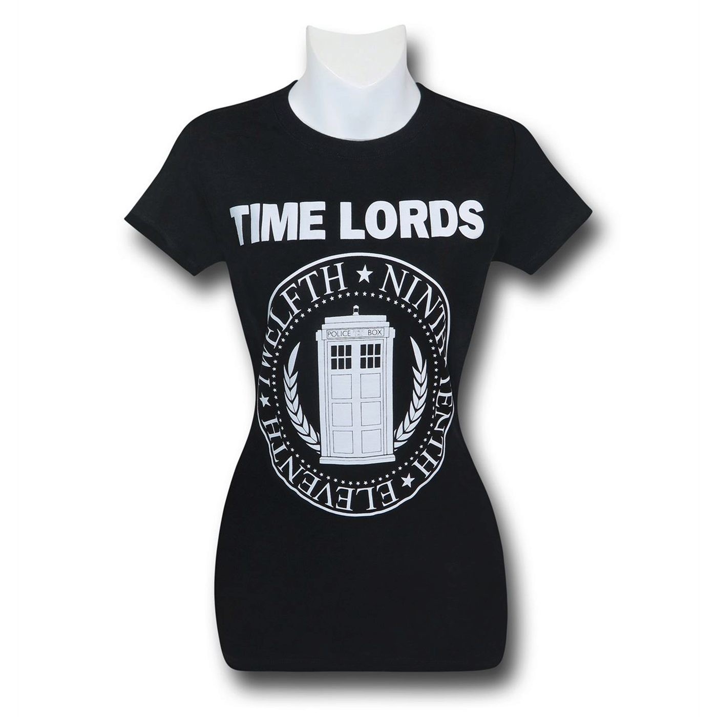 Doctor Who Time Lords Seal Women's T-Shirt, Black