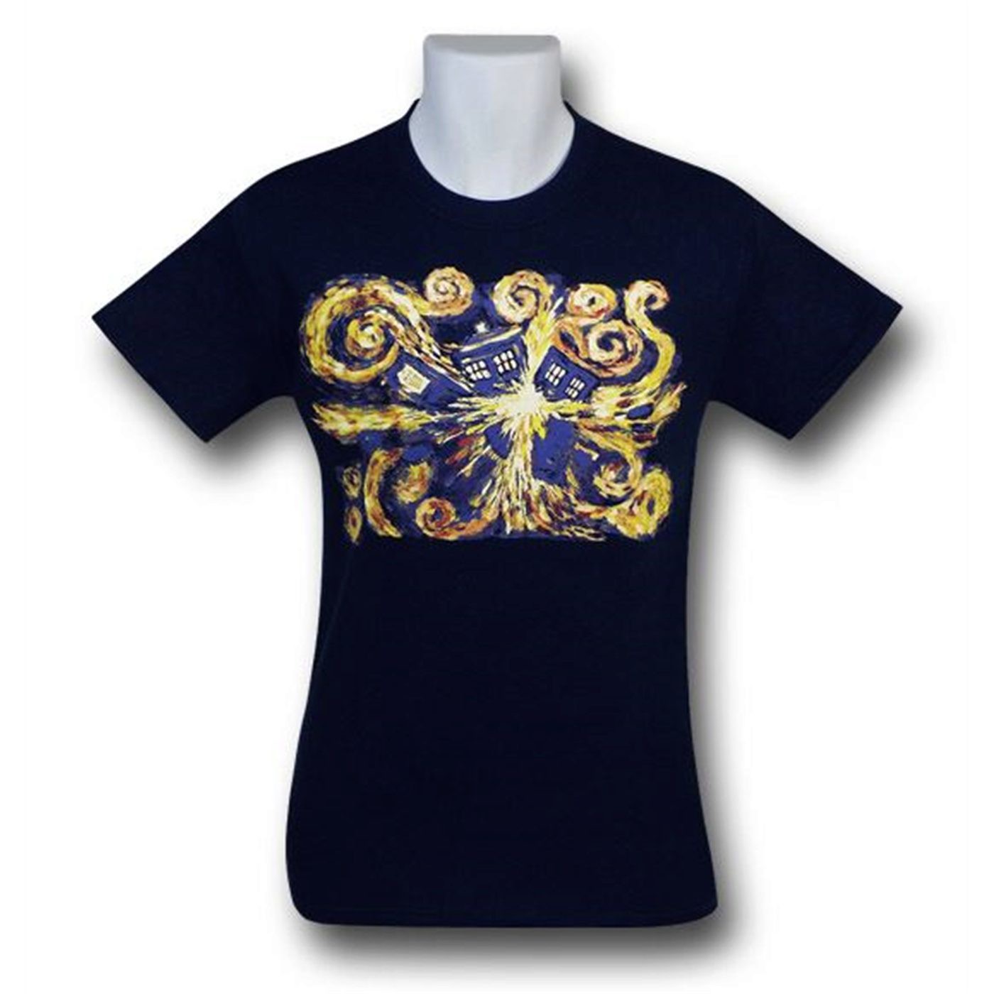Doctor Who Van Gogh T-Shirt, Blue