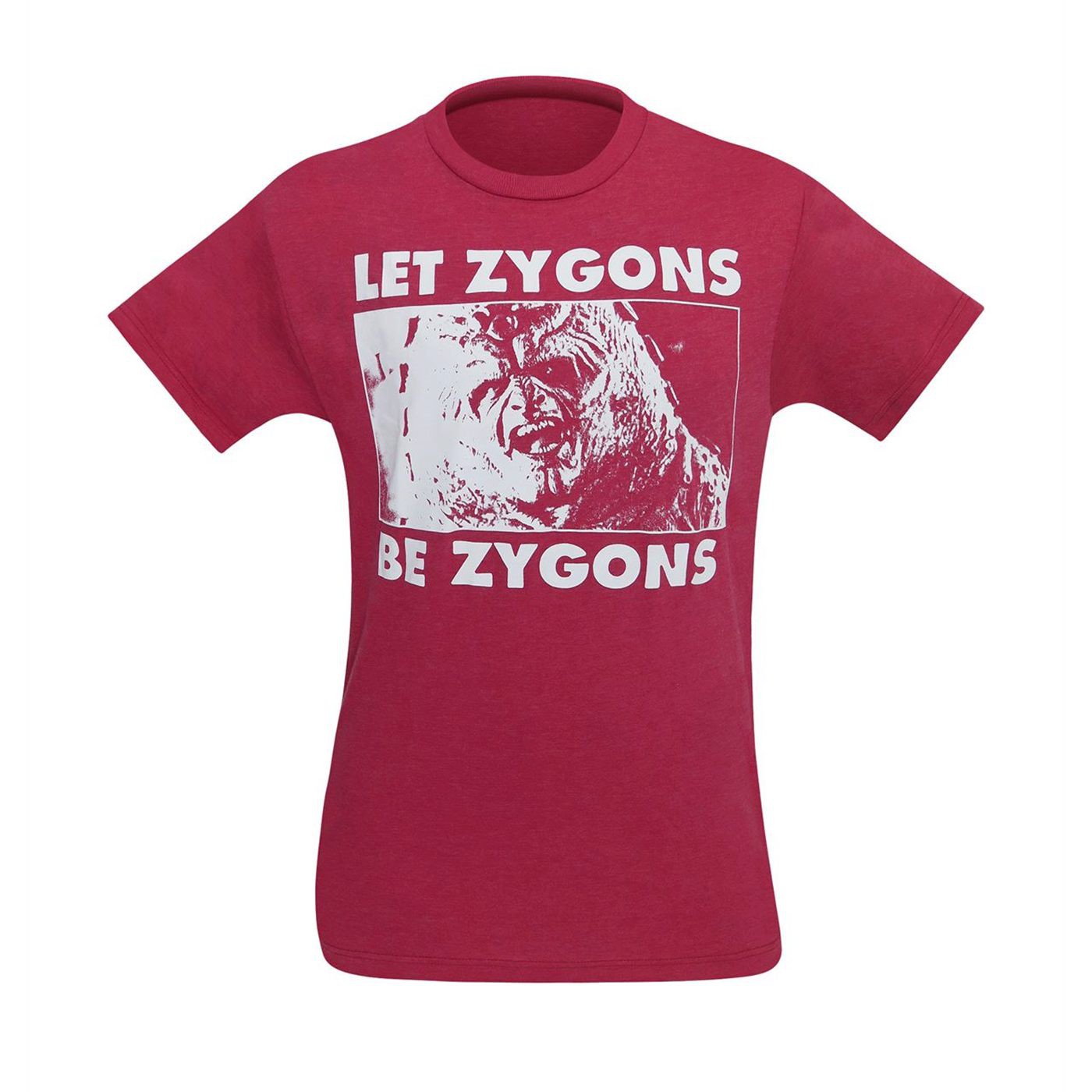 Dr. Who Let Zygons Be Zygons Men's T-Shirt, Red