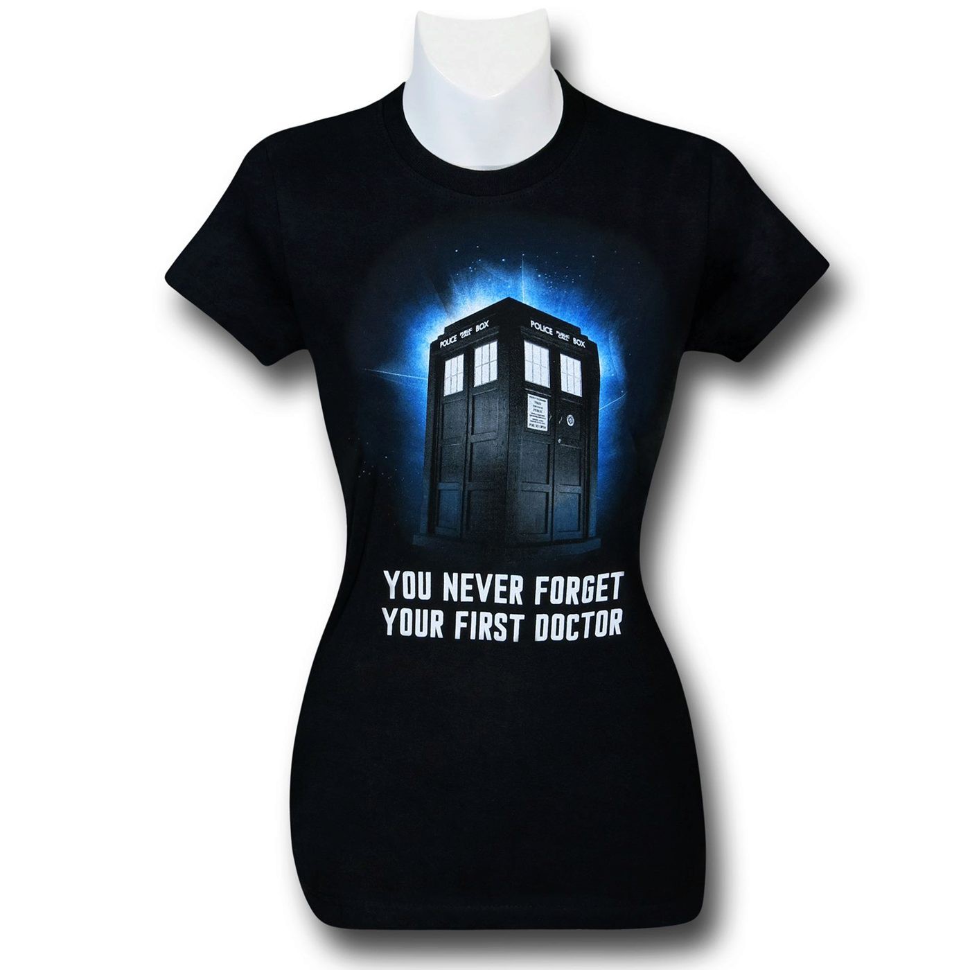 Doctor Who First Doctor Women's T-Shirt, Black