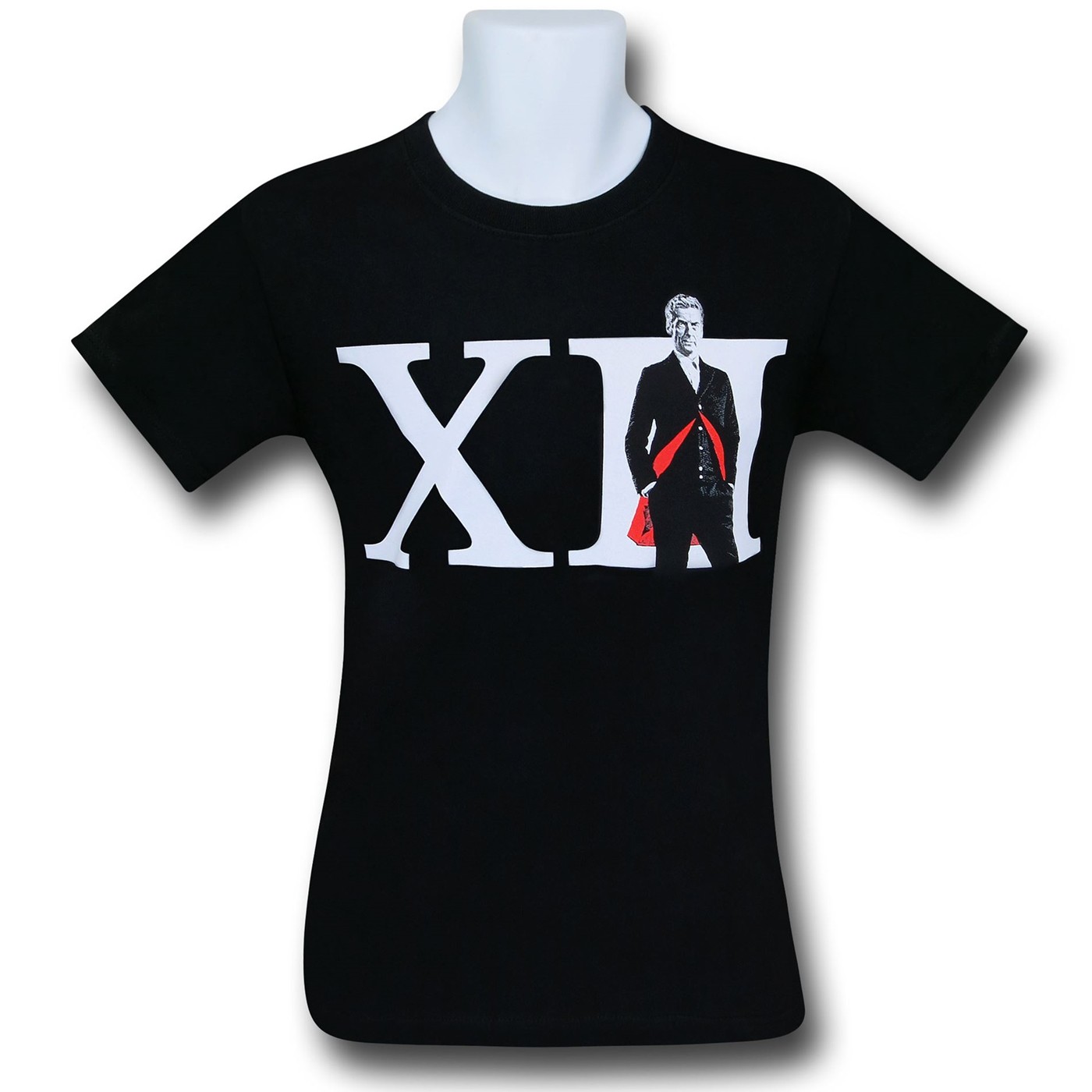 Doctor Who 12th Doctor T-Shirt, Black