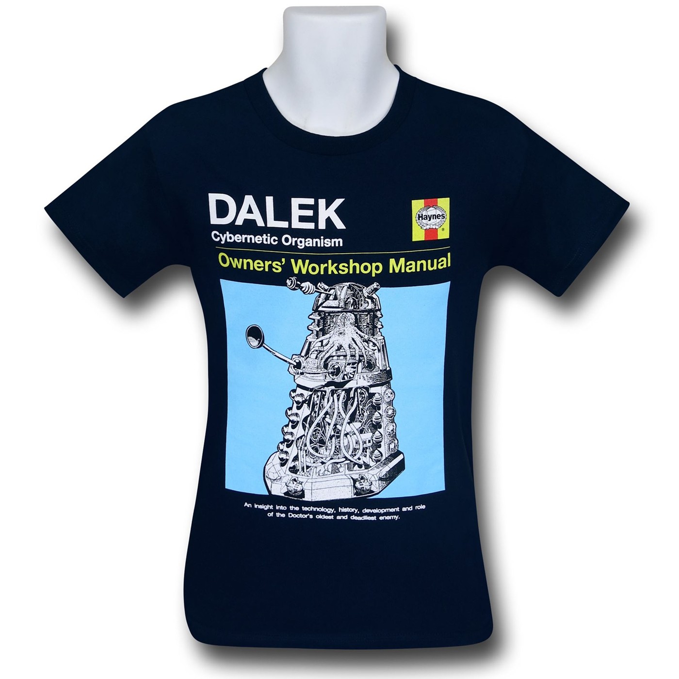Doctor Who Dalek Repair Manual T-Shirt, Blue