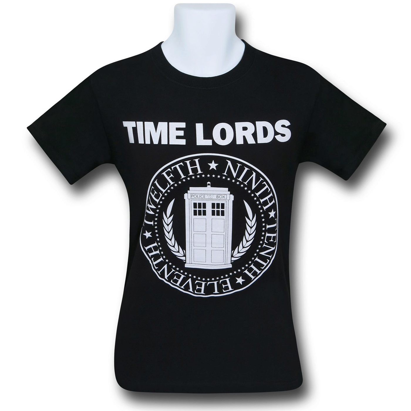 Doctor Who Time Lords Seal T-Shirt, Black