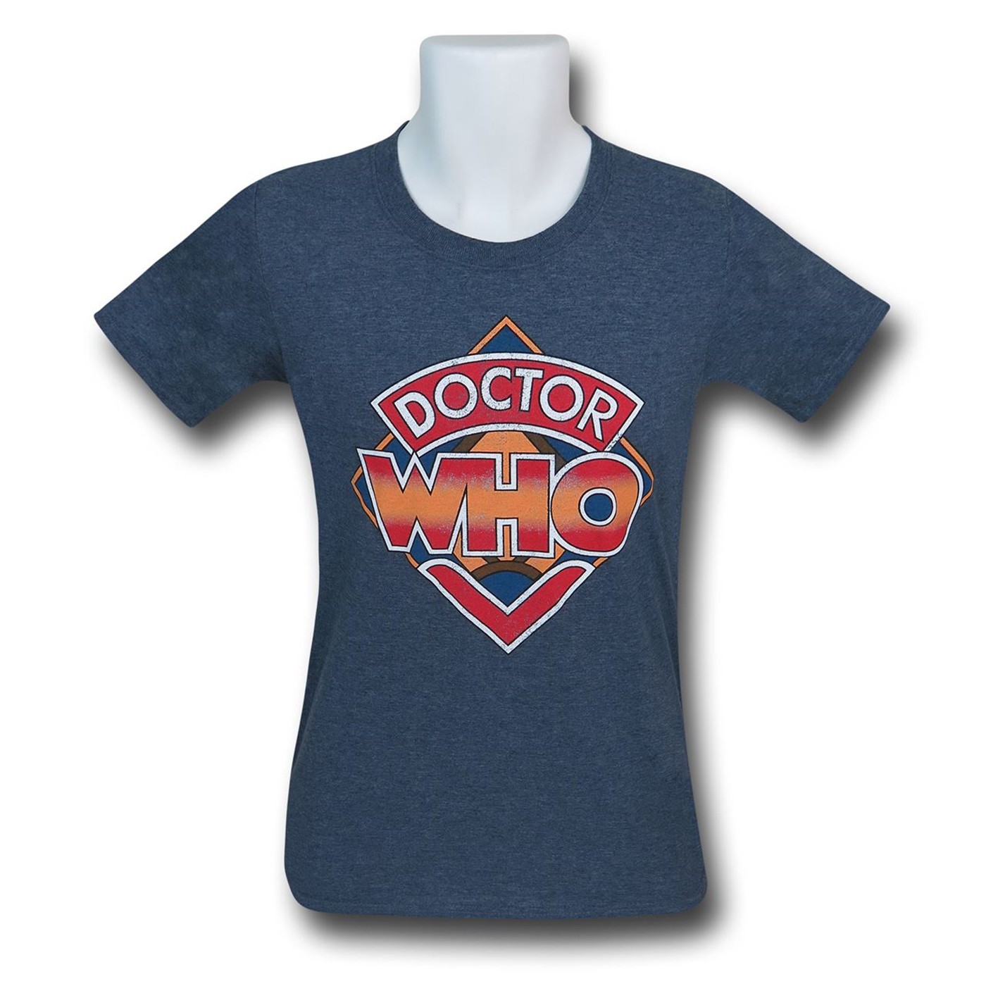 Doctor Who Vintage Who Logo Men's T-Shirt, Blue
