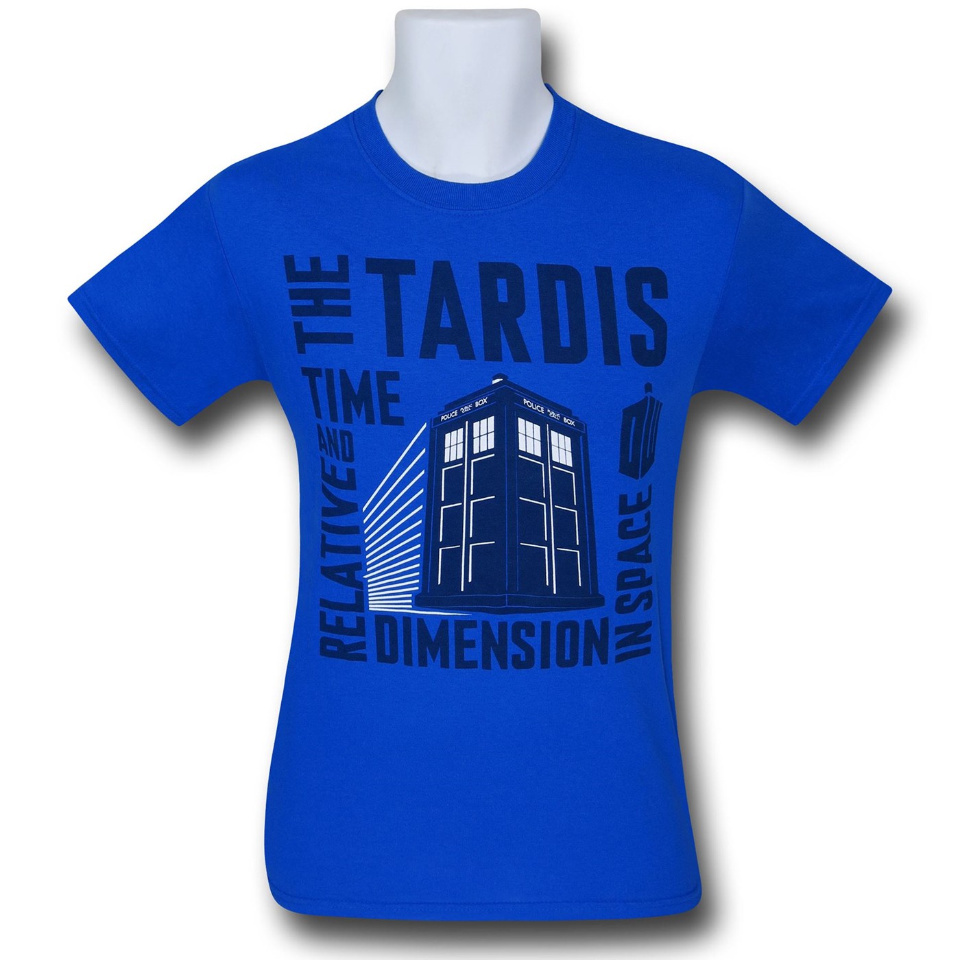 Doctor Who Tardis Relativity T-Shirt, Blue
