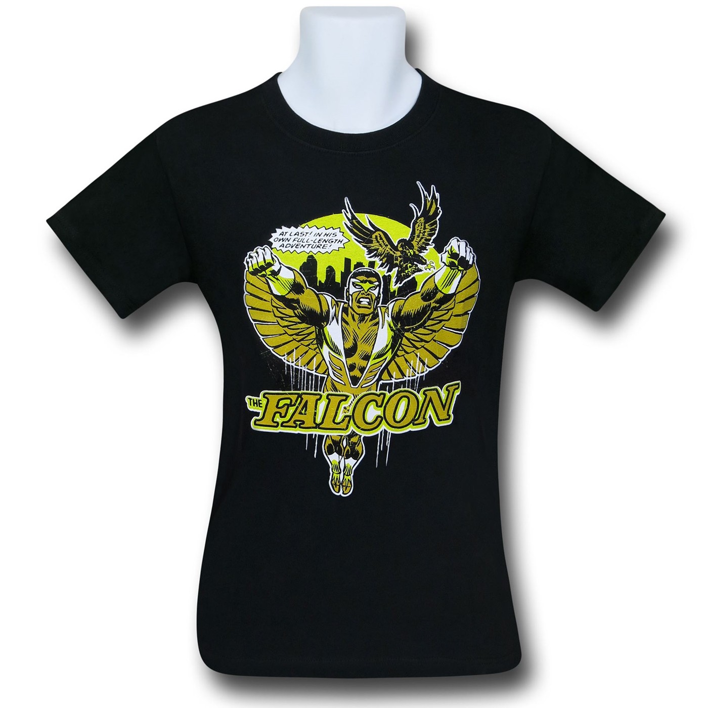 Falcon Mac & Yellow T-Shirt, Black