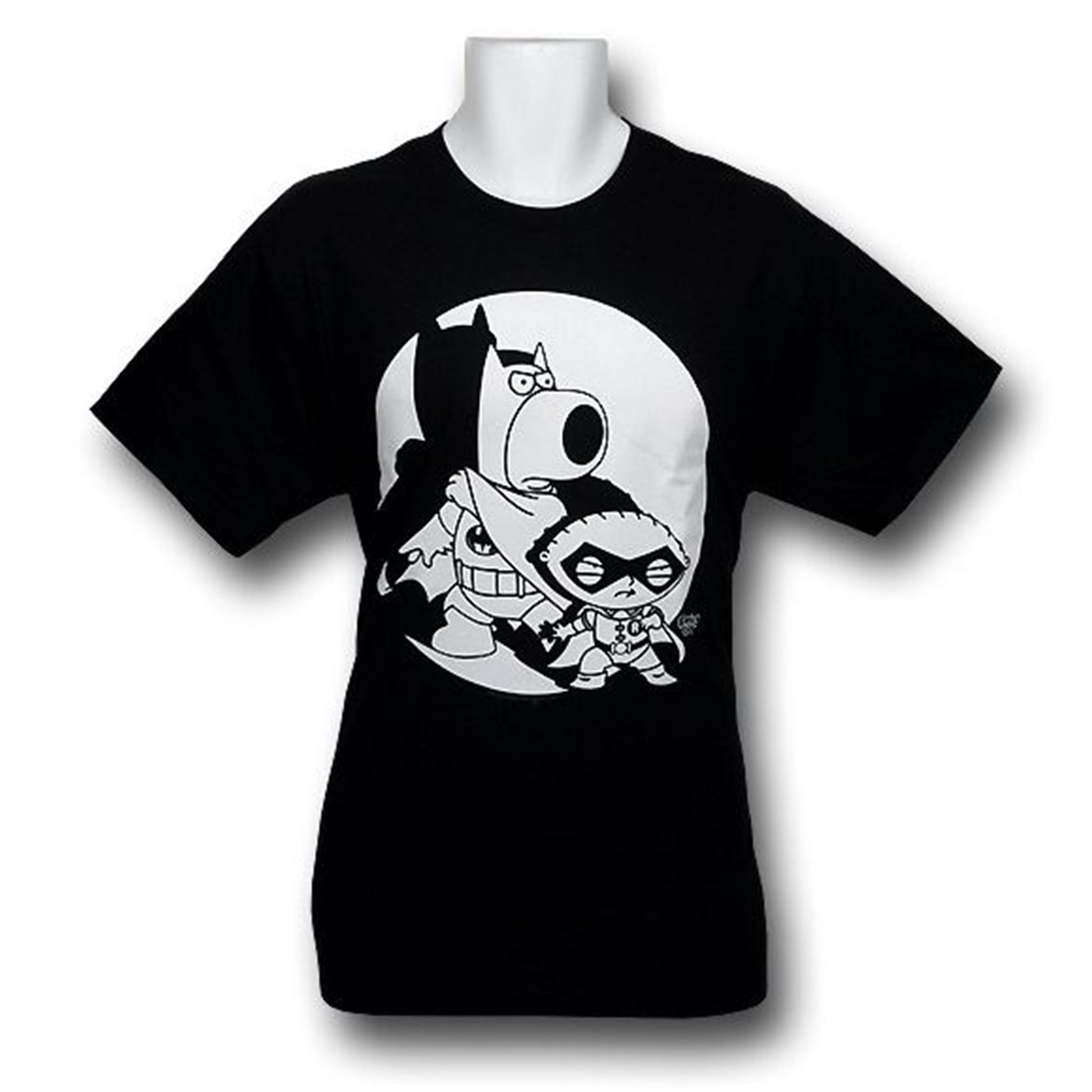 Family Guy Dynamic Duo T-Shirt, Black
