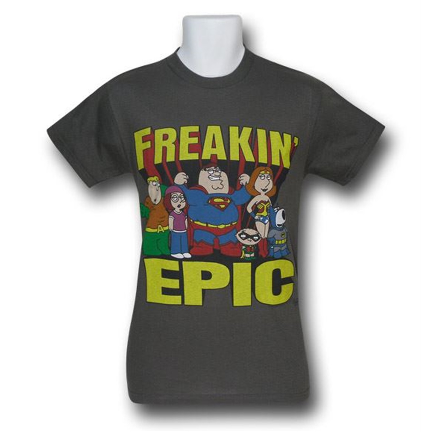 Family Guy Freakin' Epic Superhero T-Shirt, Green