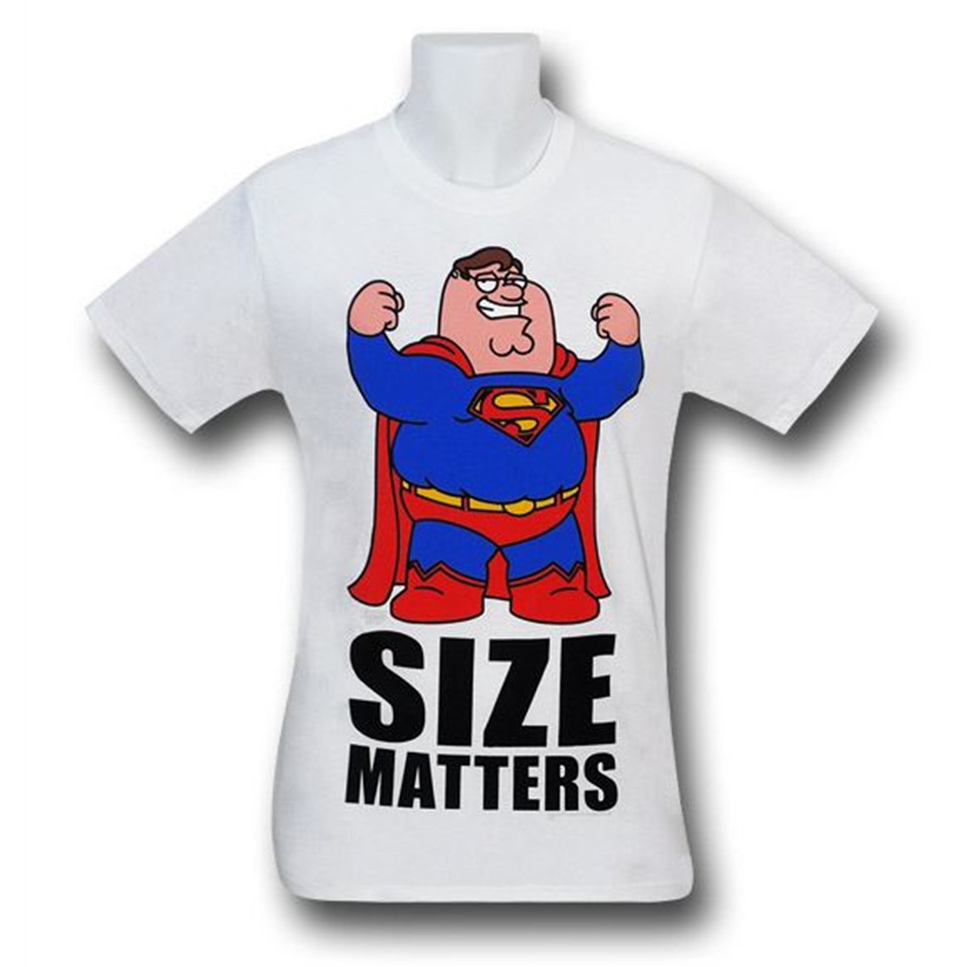 Family Guy Size Matters T-Shirt, White