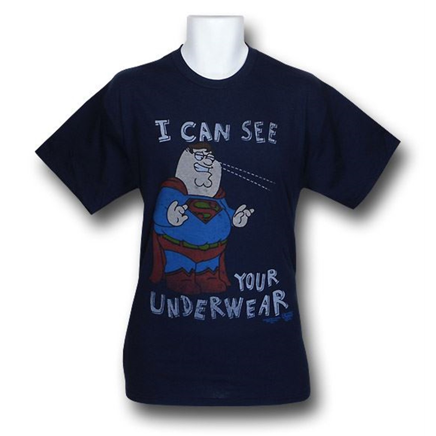 Family Guy Super Peter: I See Your Underwear, Blue