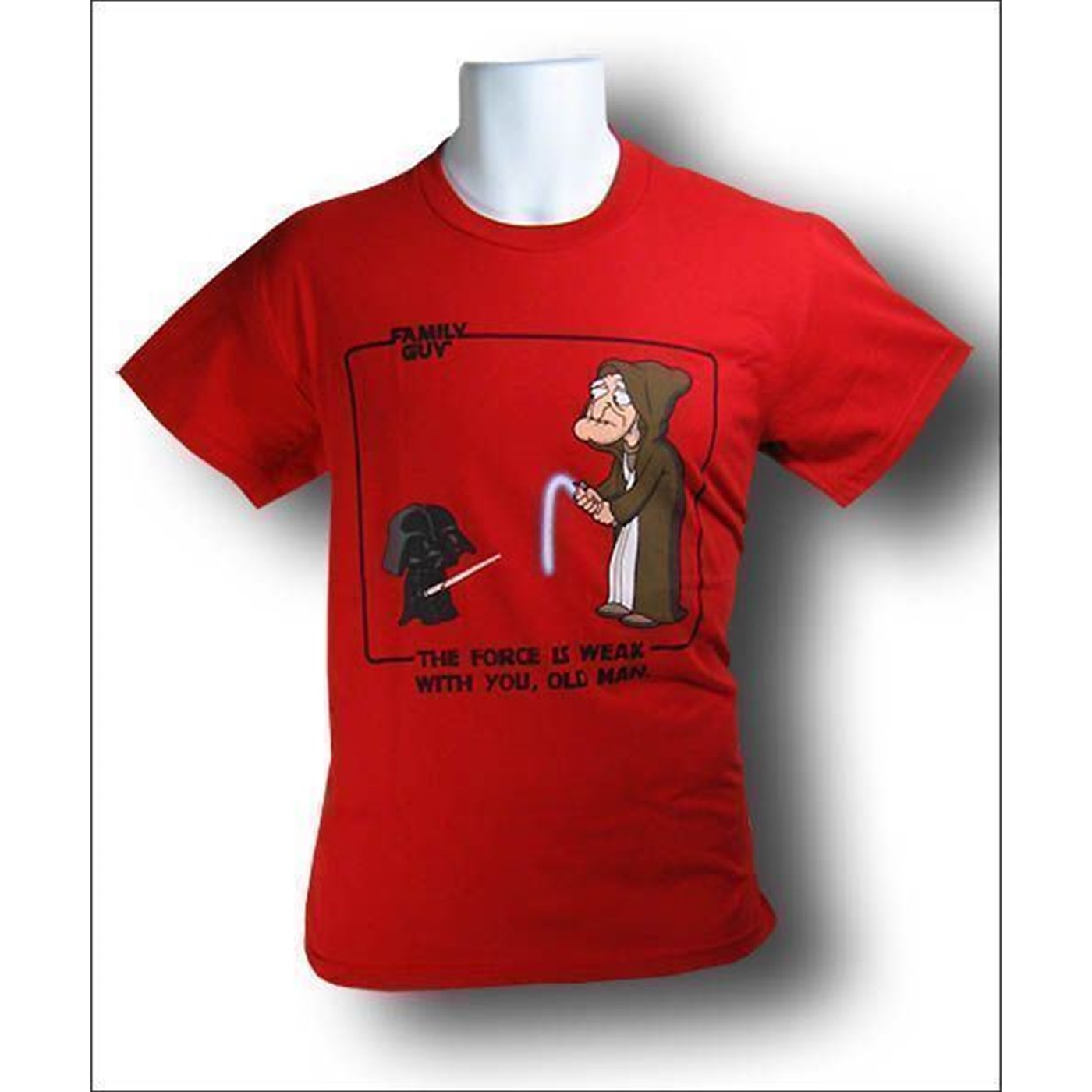 Family Guy Star Wars Blue Harvest Red Obi Wan T-Shirt