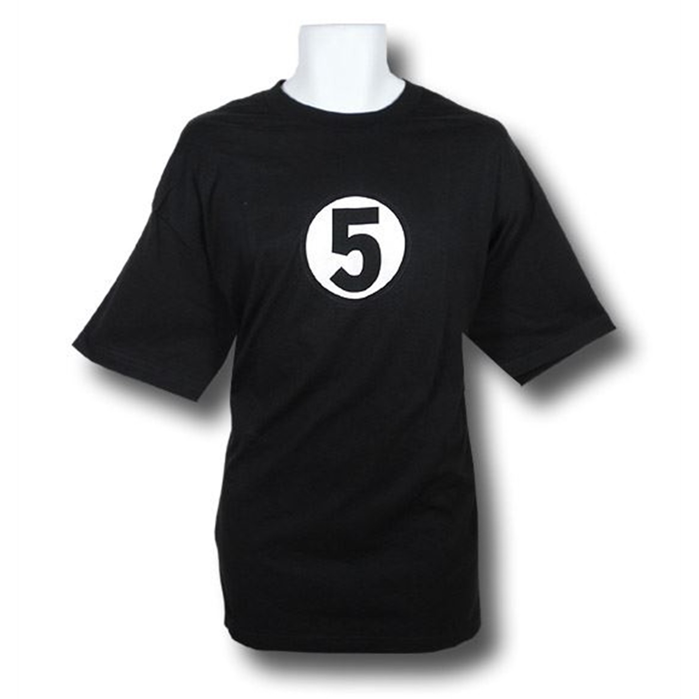 Fantastic Five: Spoof Symbol Black T-Shirt, Black