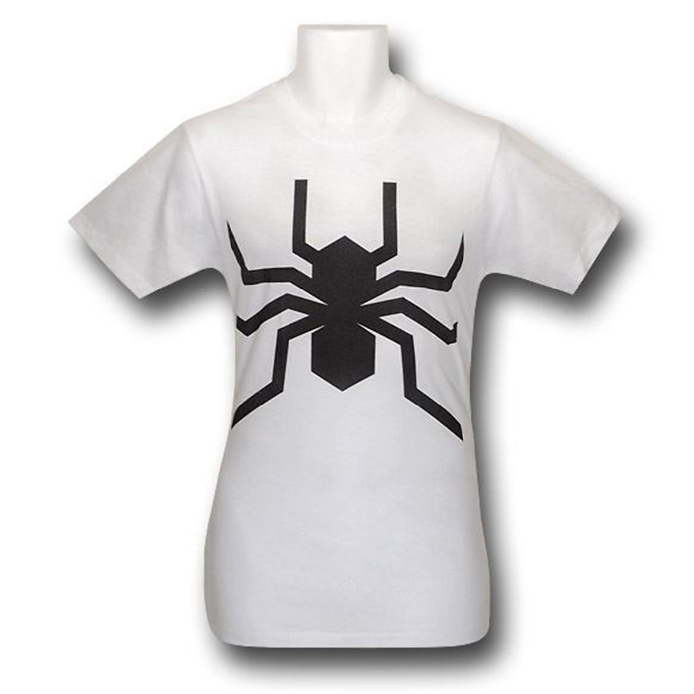 FF Spiderman Symbol 30 Single T-Shirt, White