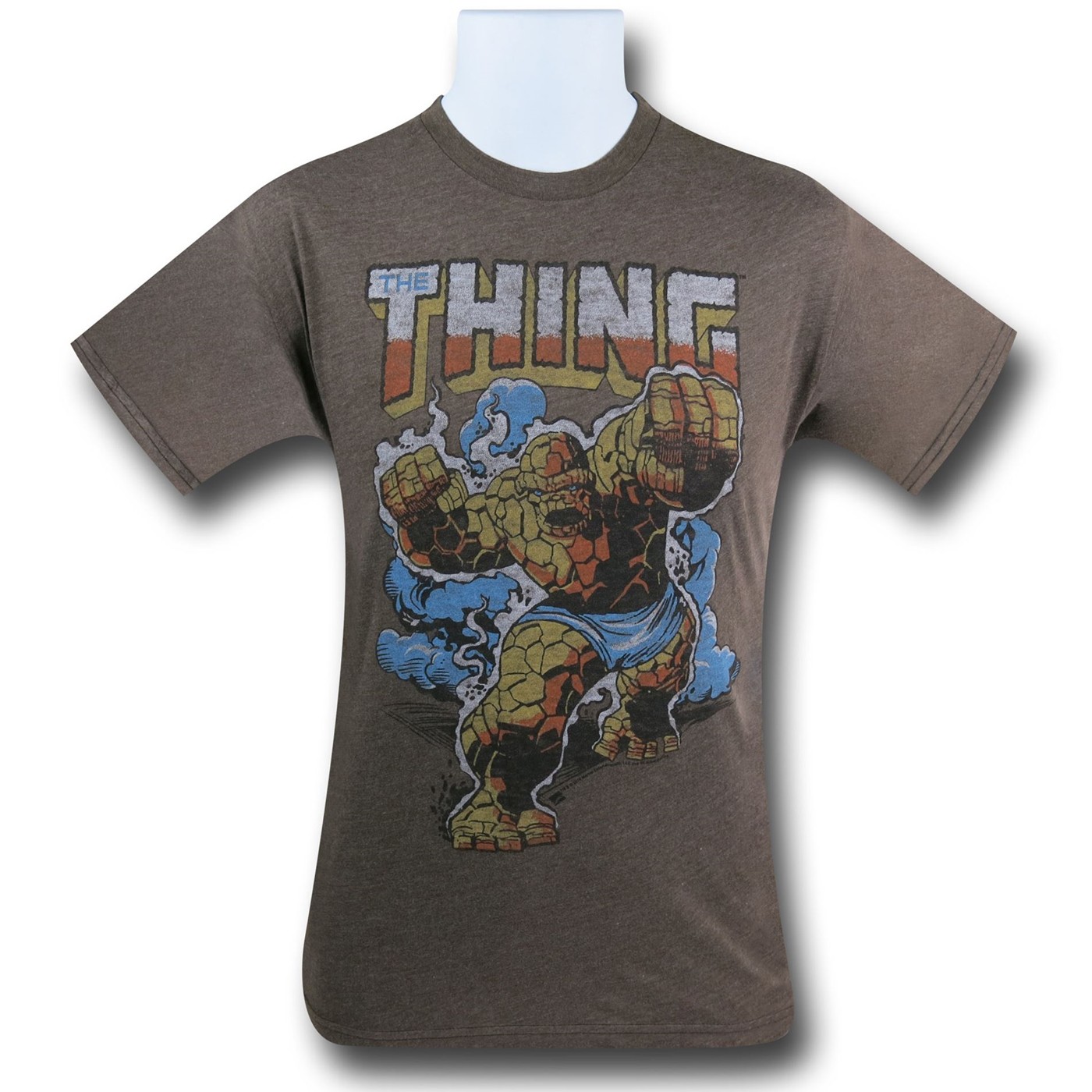 The Thing Rock Hard Junk Food T-Shirt, Brown