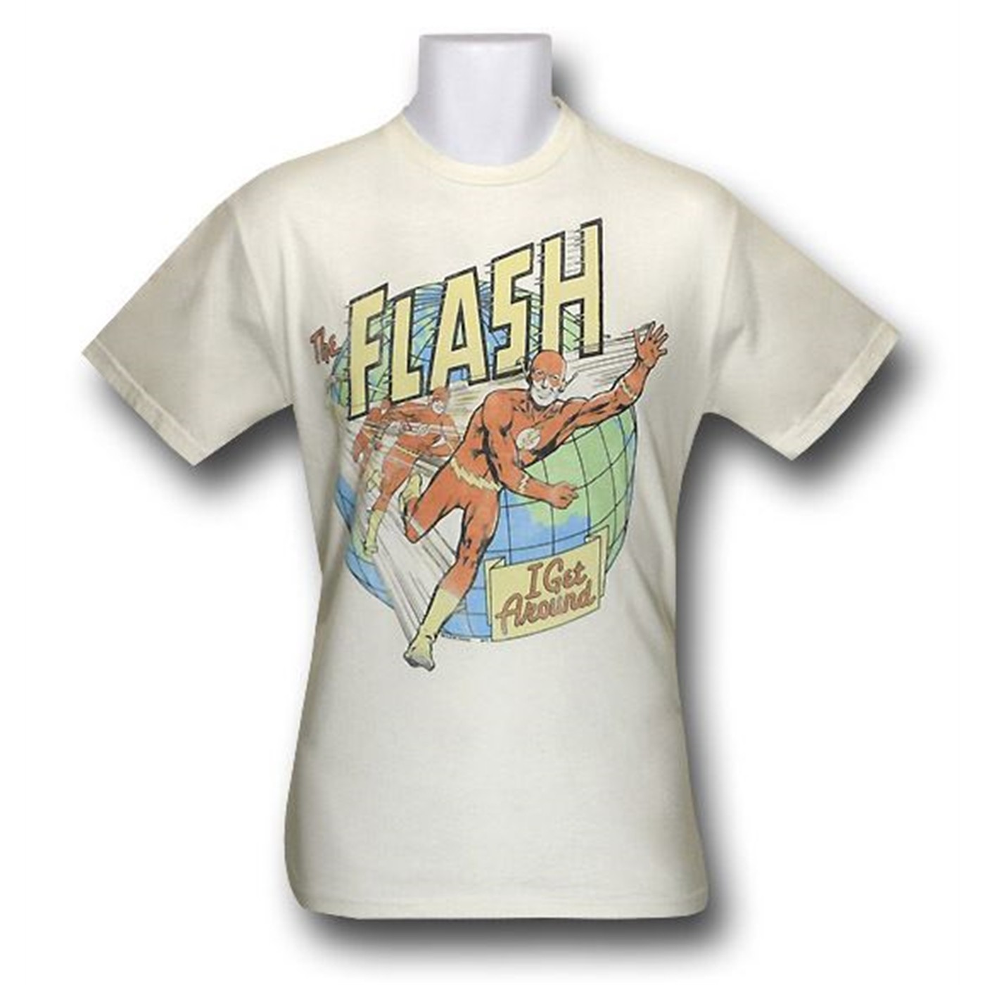 Flash Get Around Globe Junk Food T-Shirt, Red