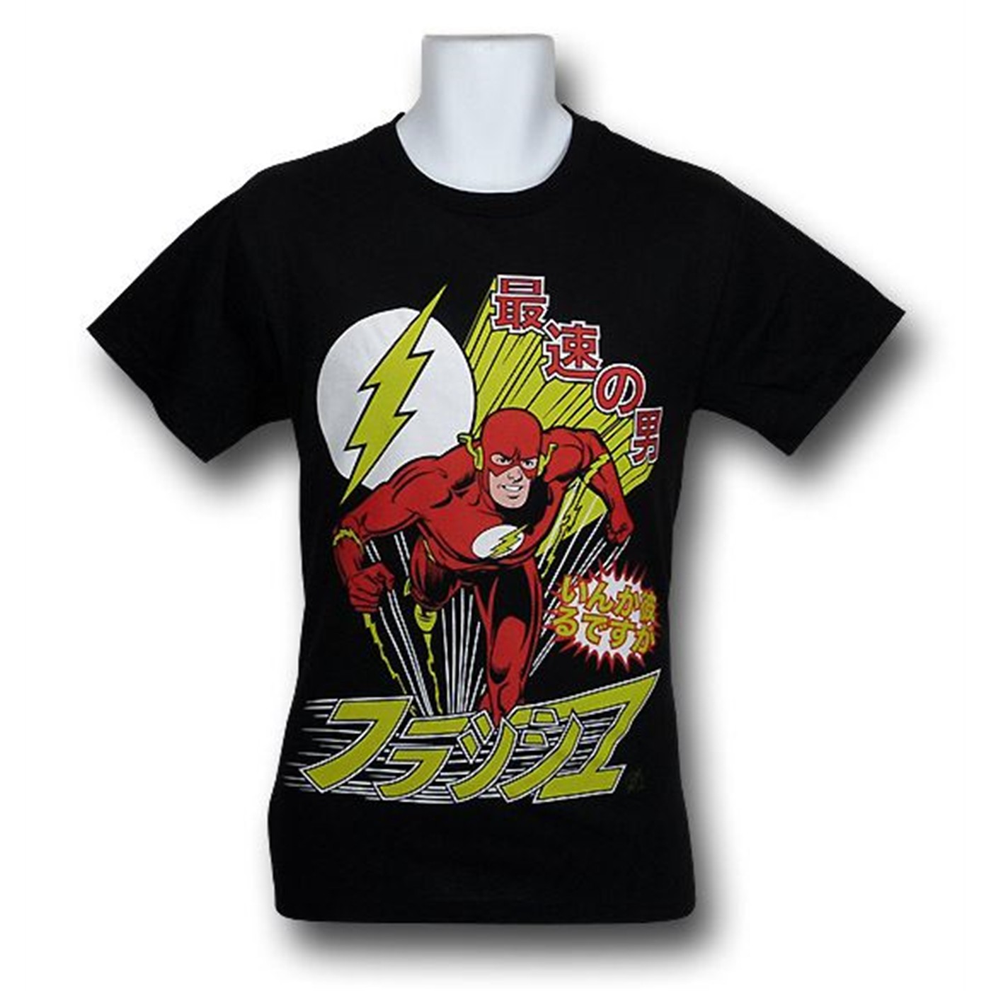Flash Japanese Pop T-Shirt, Black