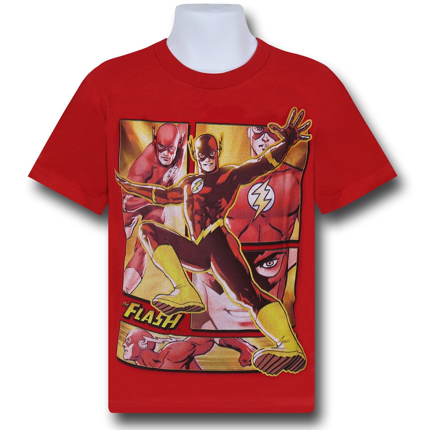 Flash Juvenile Red Racing In Boxes T-Shirt, Red