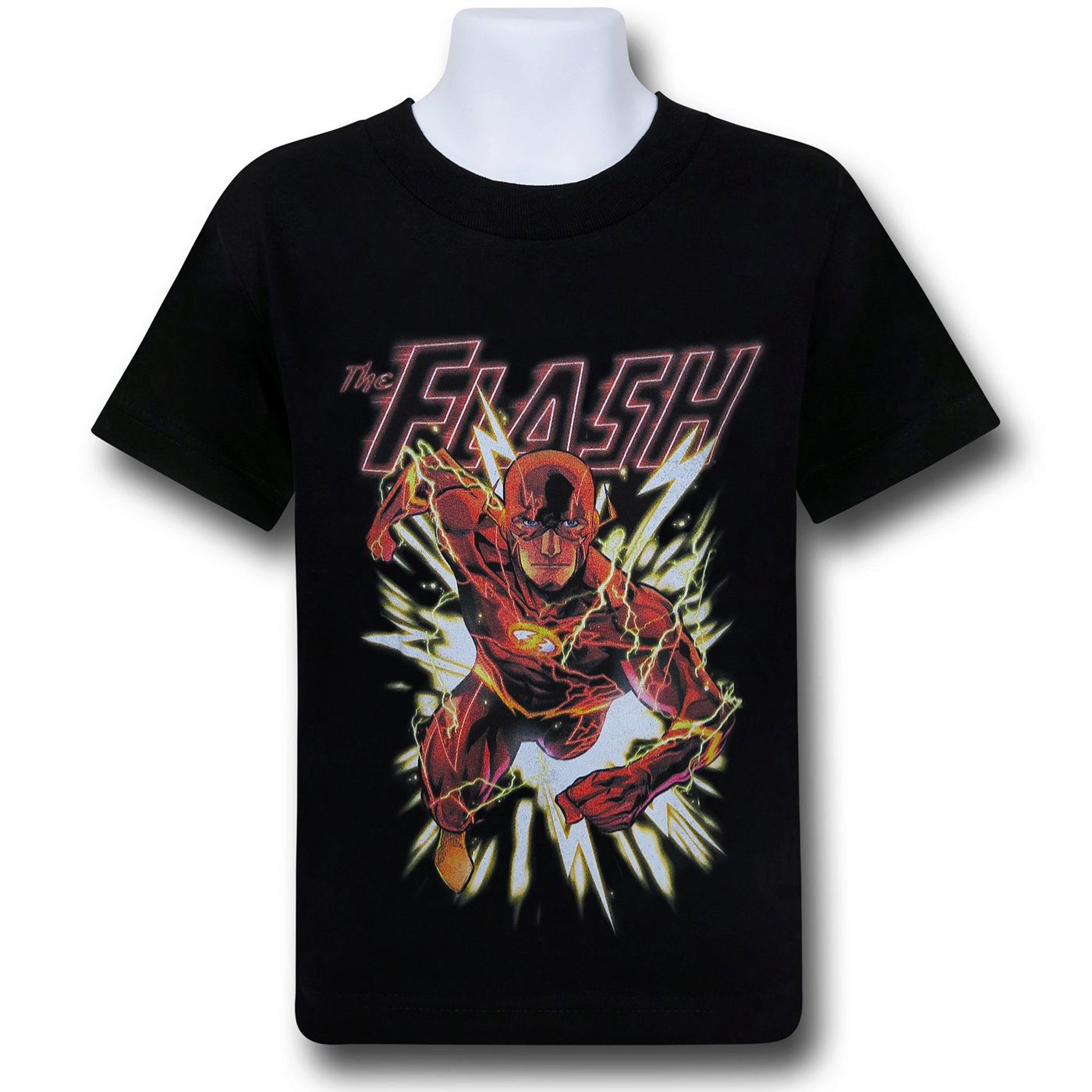 Flash Speed Force Rip Kids T-Shirt, Black