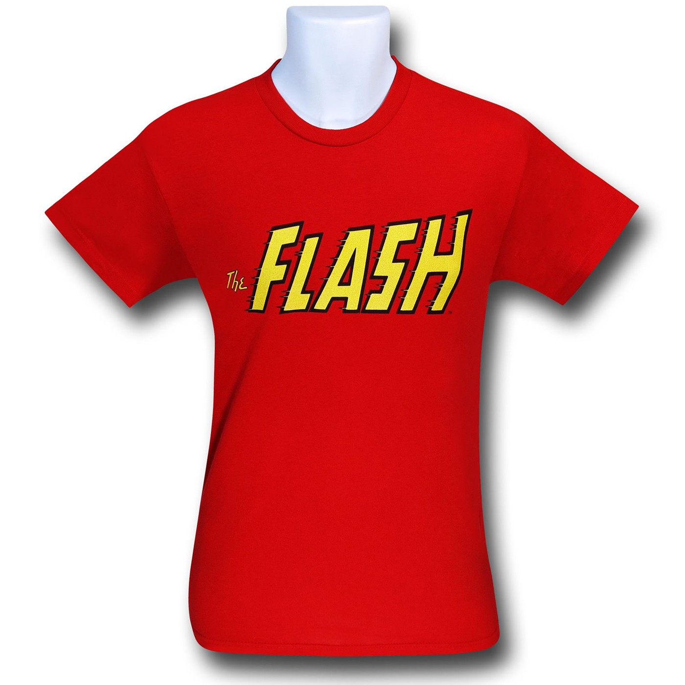 Flash Logo on Red T-Shirt, Red