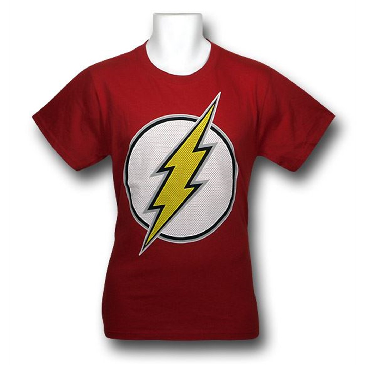 Flash Mesh Logo T-Shirt, Red