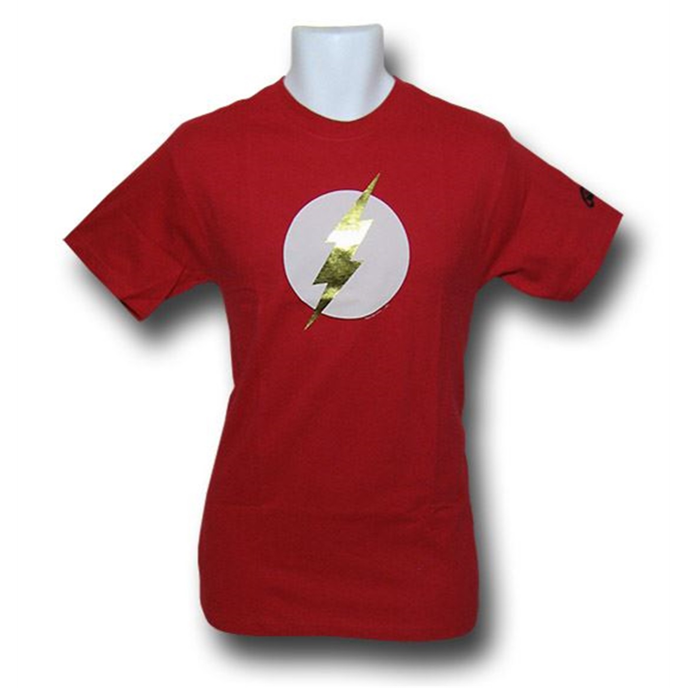 The Flash T-Shirt Metalix Symbol, Red