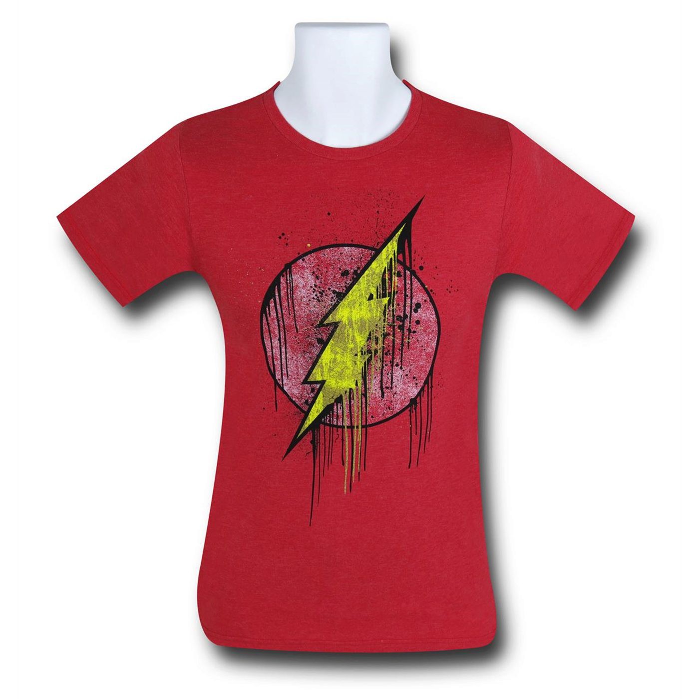 Flash Dripping Symbol T-Shirt, Red