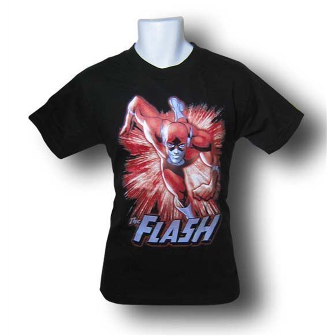 Flash Speed Burst Black T-Shirt, Black