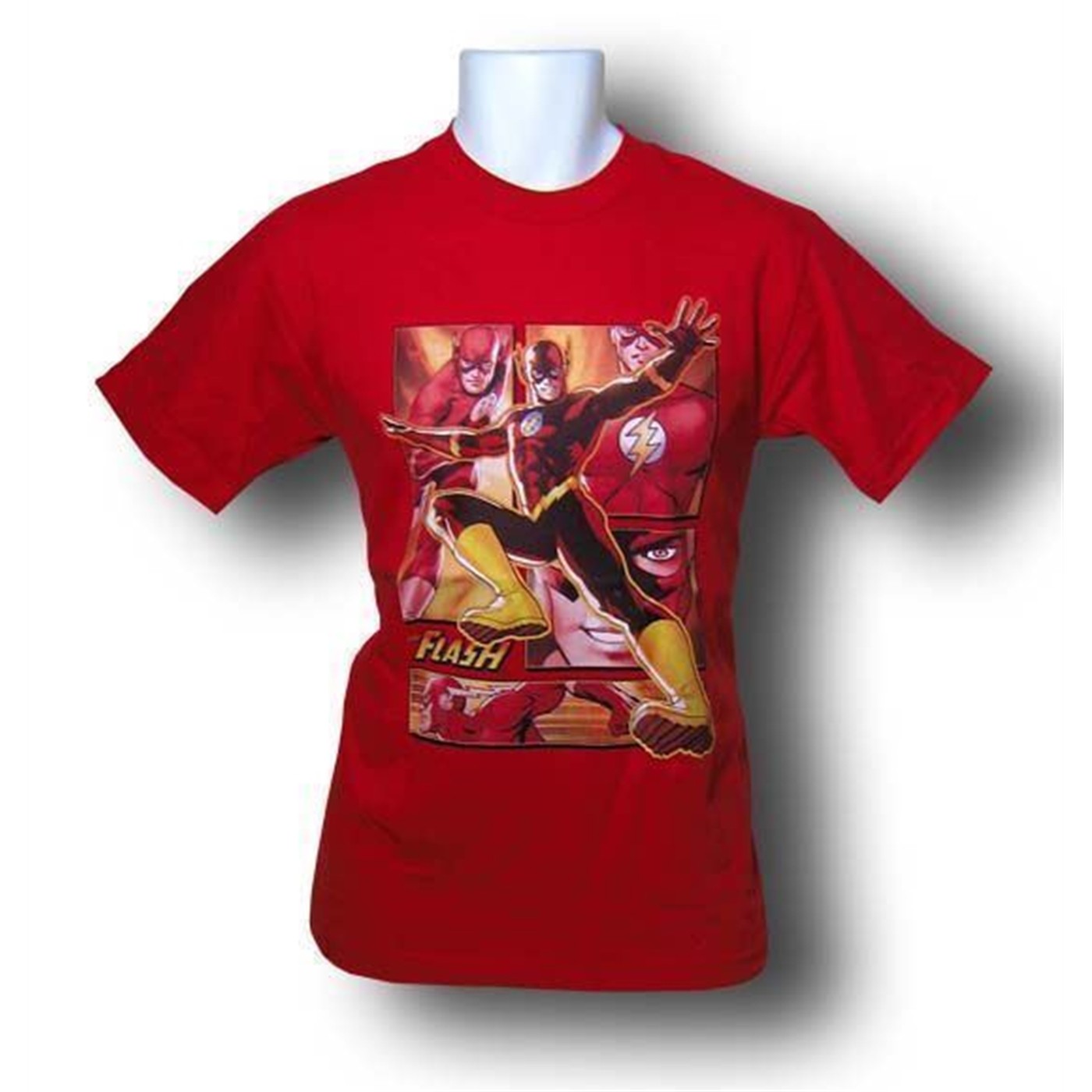 Flash Red Racing in Boxes T-Shirt, Red