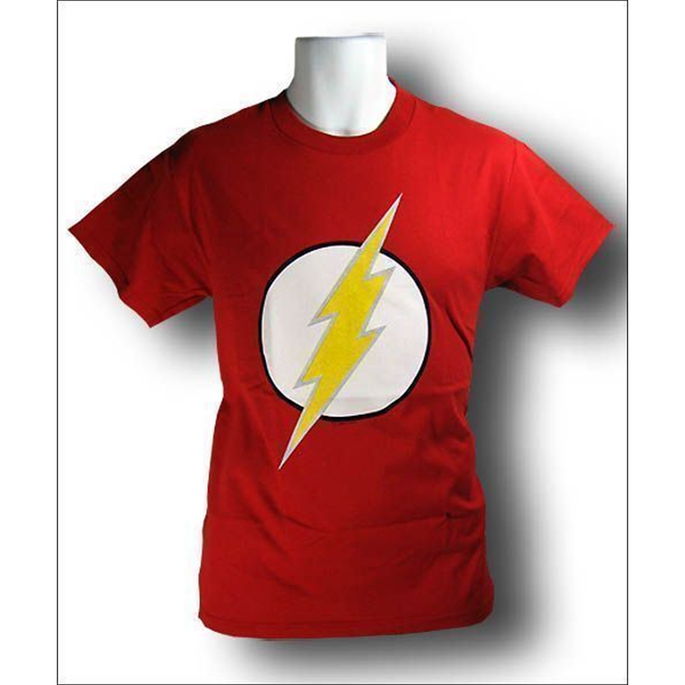 The Flash Silver Trim Bolt T-Shirt, Red