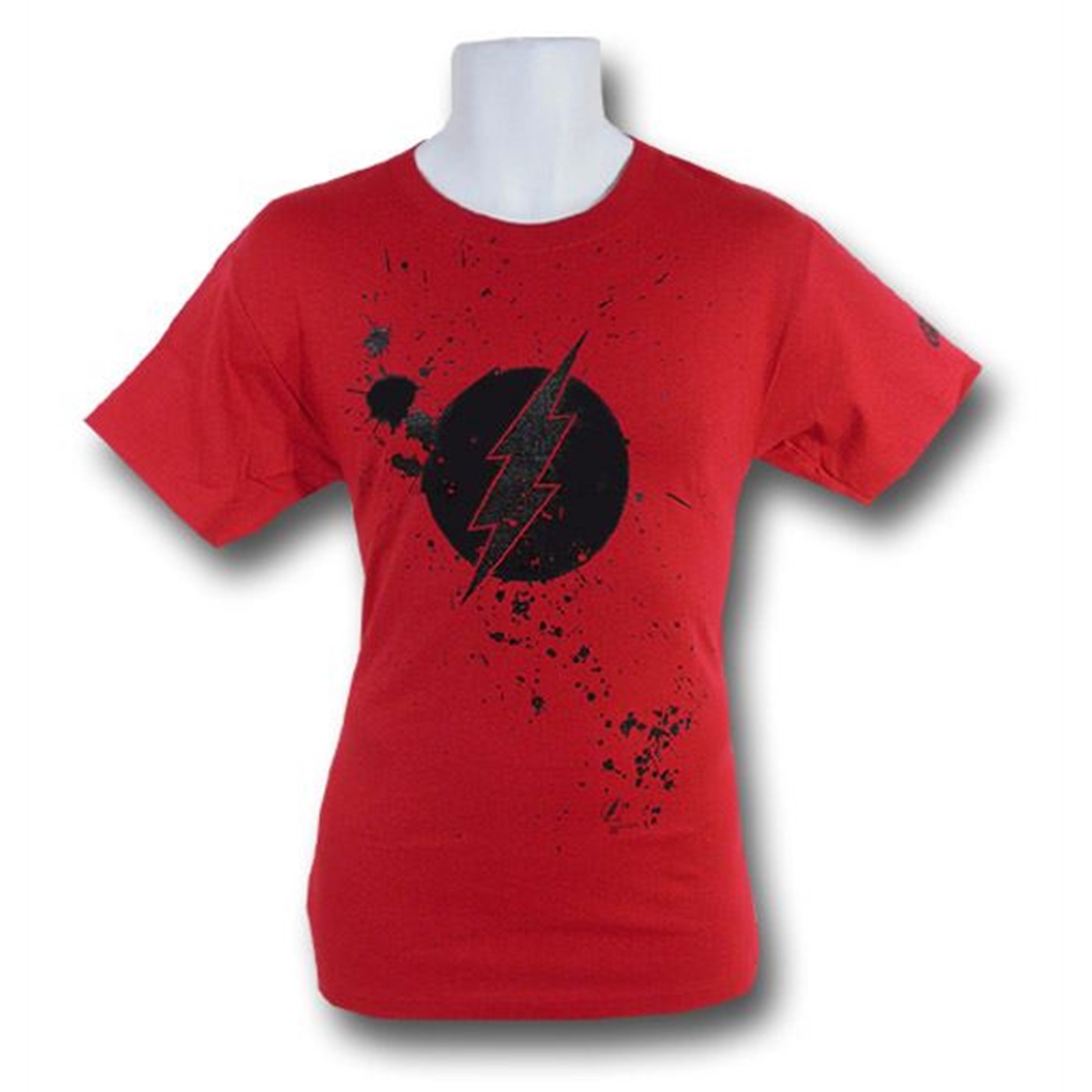 Flash Splatter Symbol T-Shirt, Red