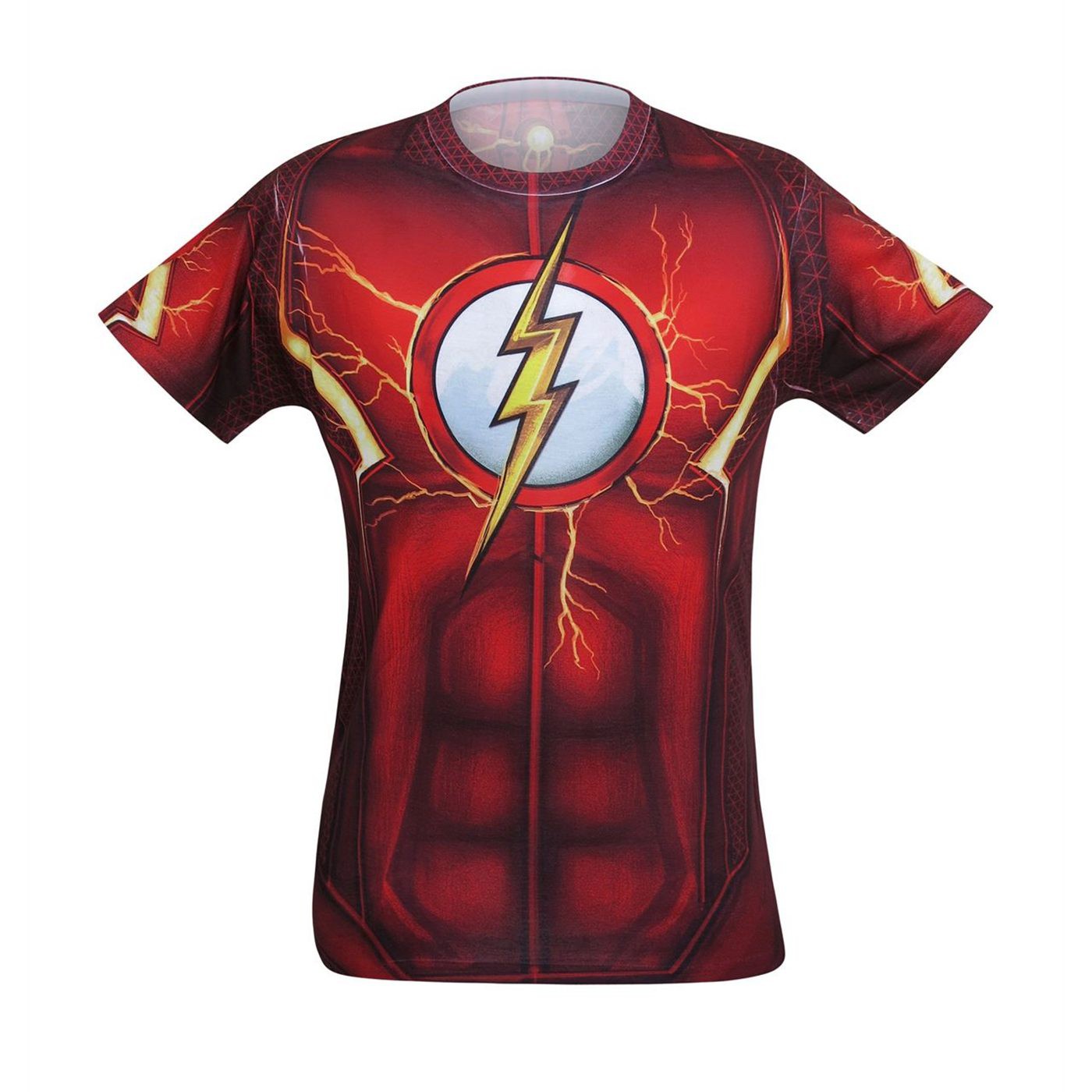 Flash Suit-Up Sublimated Costume T-Shirt, Red