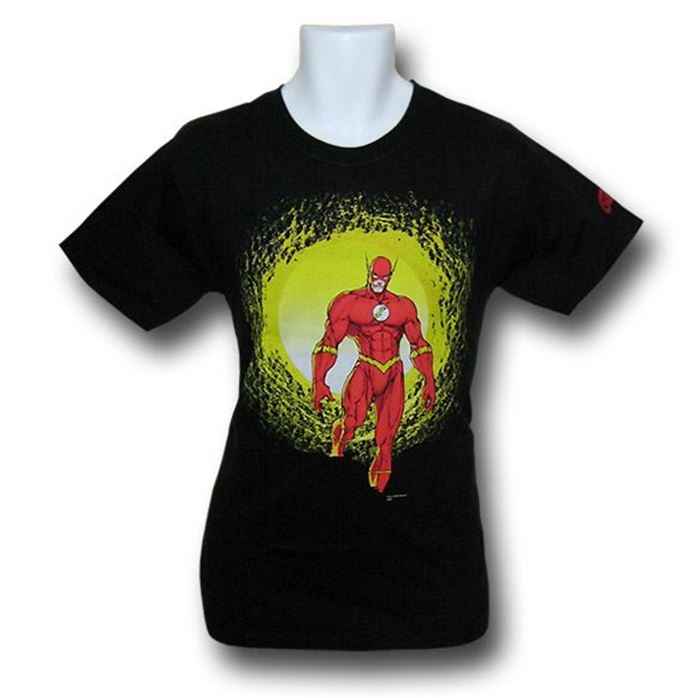 The Flash Sun Spot T-Shirt by Michael Turner, Black